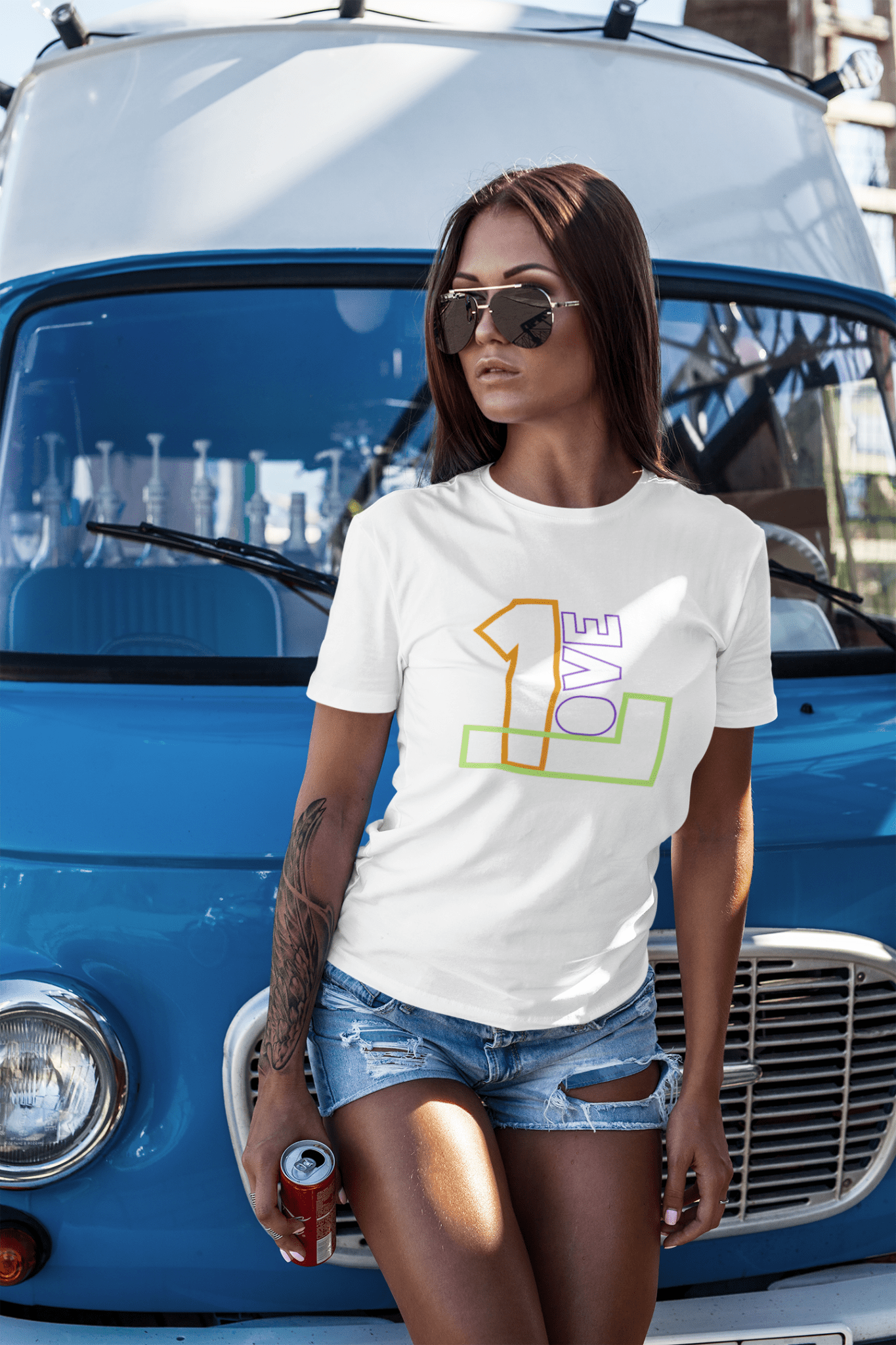 1 Love Unisex Jersey Short Sleeve Tee | Always Get Lucky - alwaysgetlucky.com