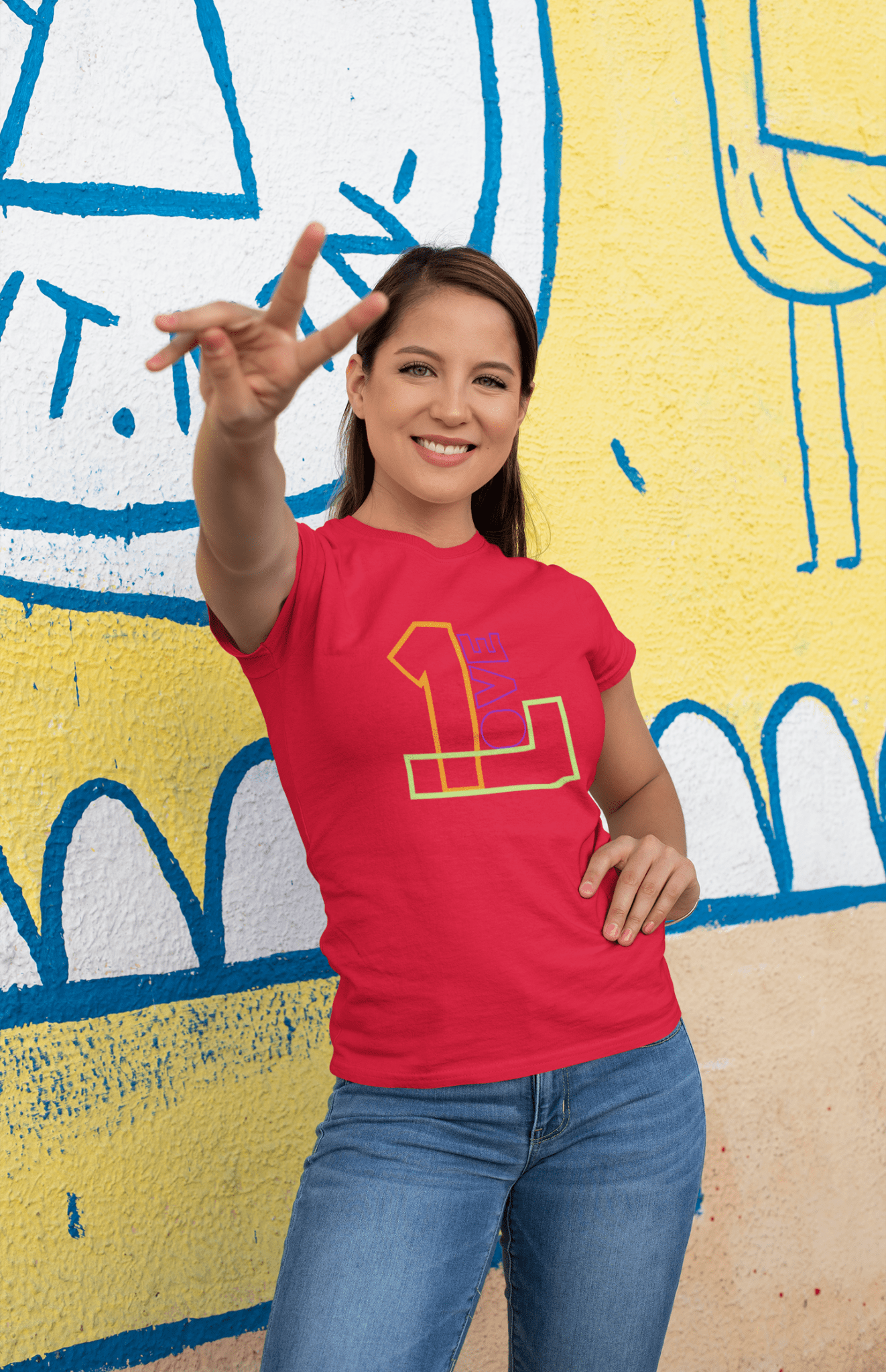 1 Love Unisex Jersey Short Sleeve Tee | Always Get Lucky - alwaysgetlucky.com