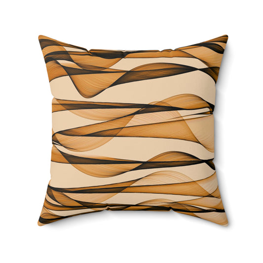 Otranto Sun Faux Suede Square Pillow