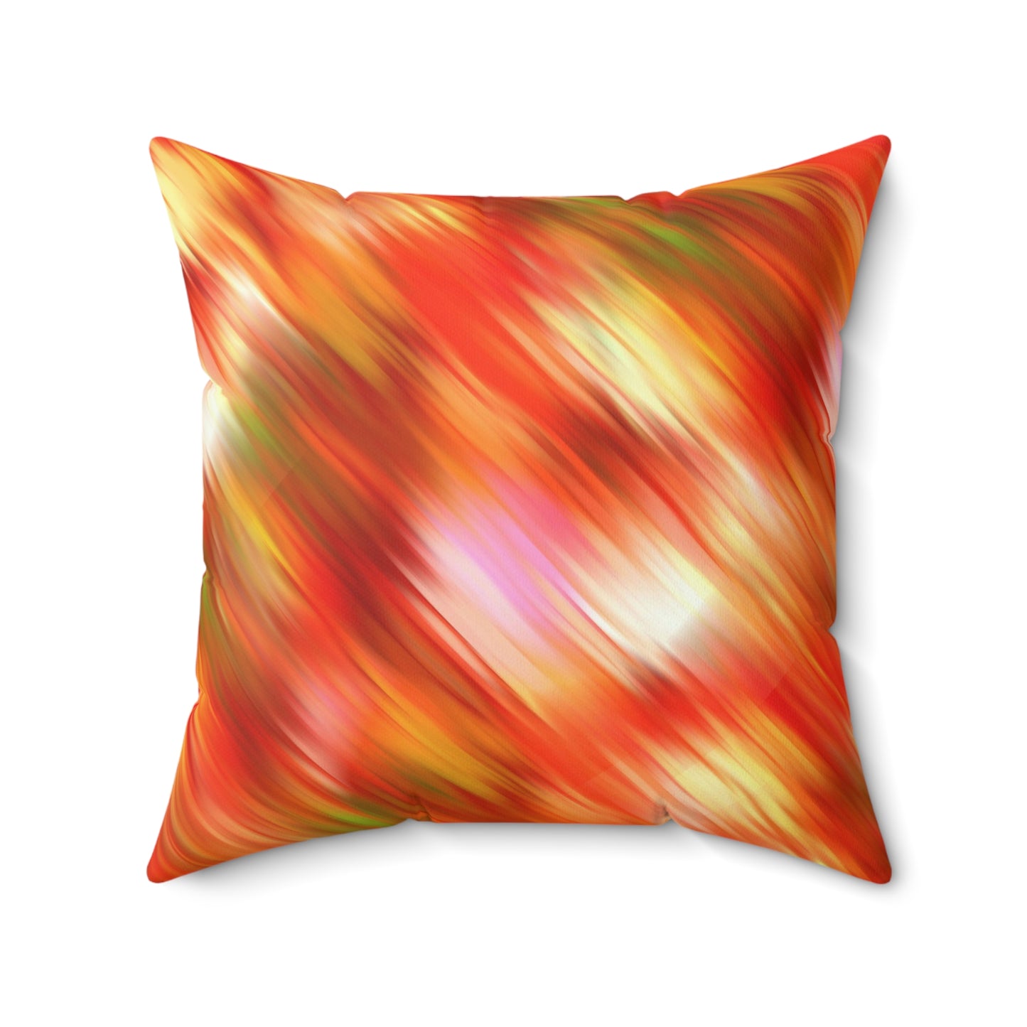 Barcelona Faux Suede Square Pillow