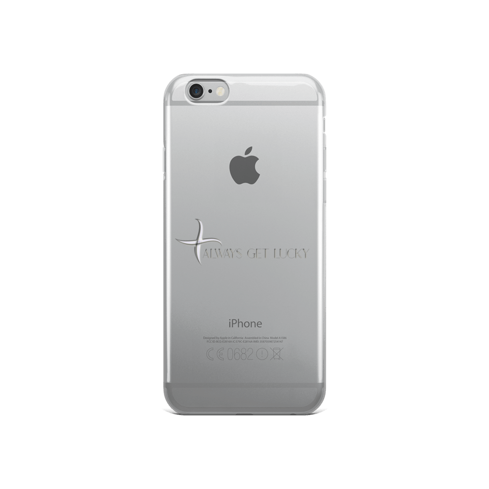 AGL Clear iPhone Case - alwaysgetlucky.com