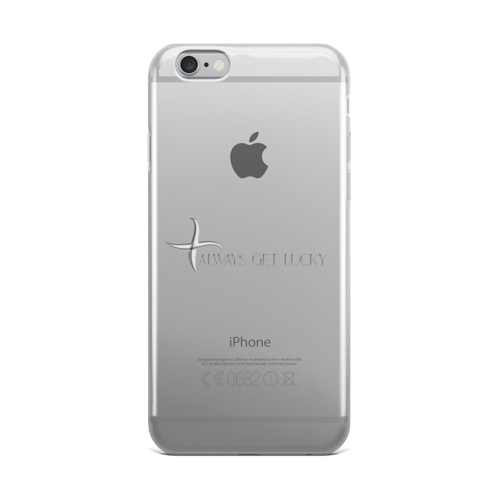 AGL Clear iPhone Case - alwaysgetlucky.com