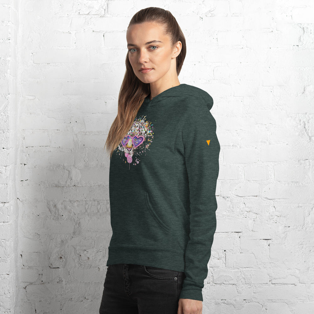 Elton Feline Unisex Hoodie | Always Get Lucky
