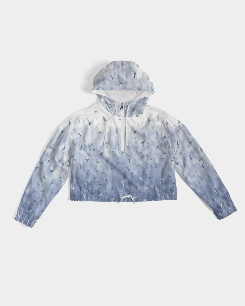 Birds Of A Feather Women's Cropped Windbreaker