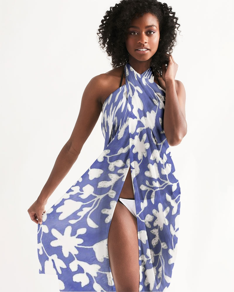 Camo Flower Sky Swim Cover Up