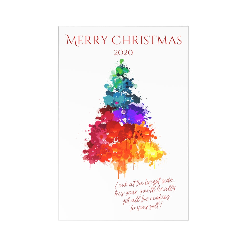 Christmas Splatter Postcards (7 pcs)