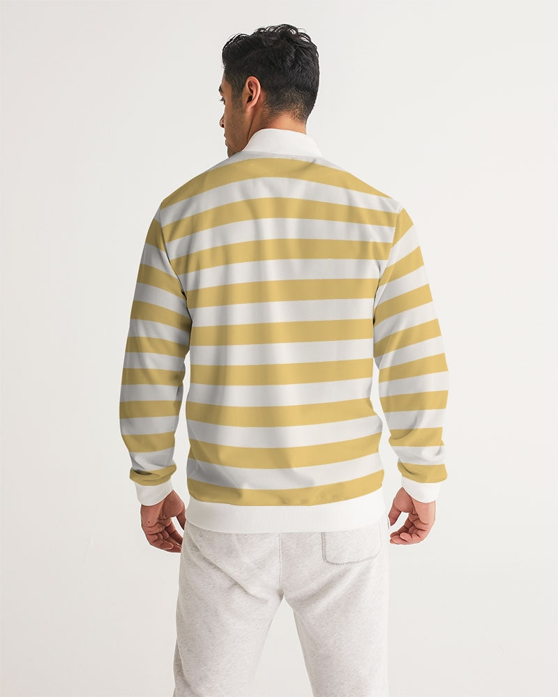 Classic Vluxe Yellow Stripe Men's Track Jacket