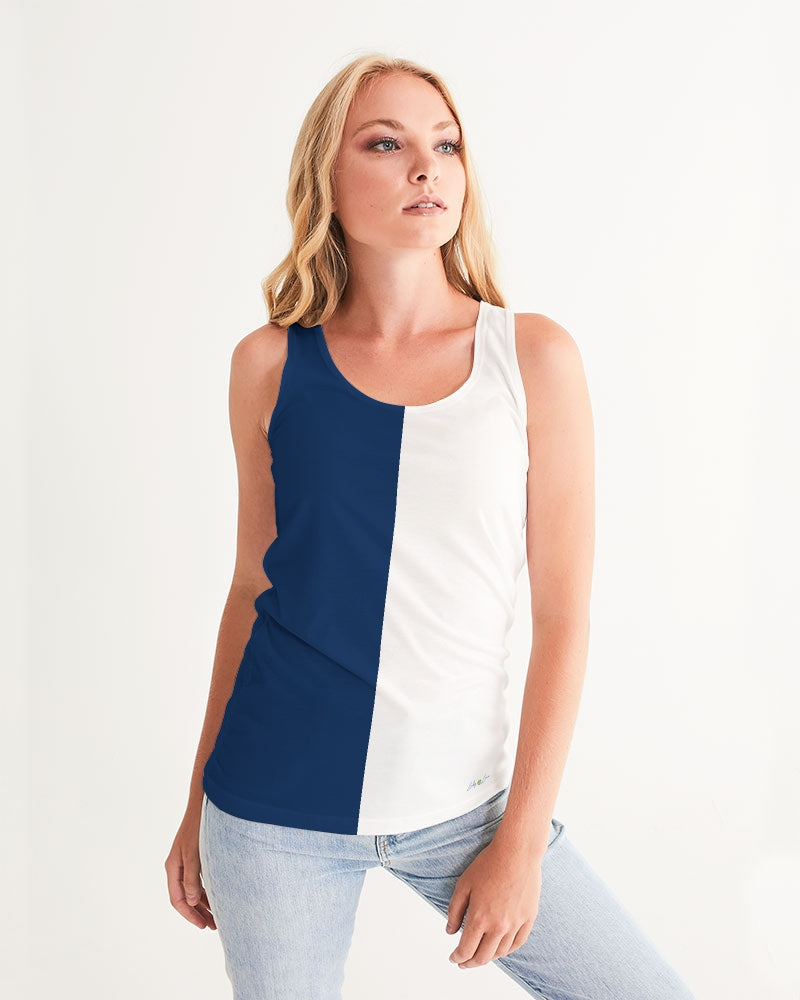 Blocks Navy Seas Women's Tank