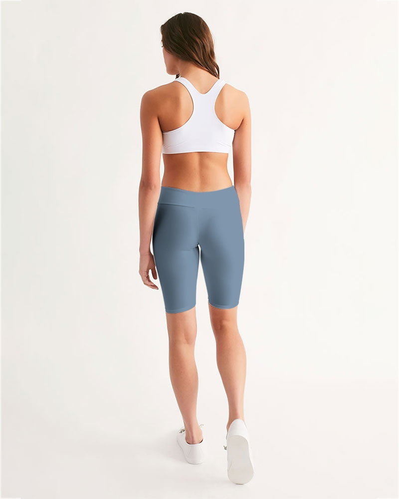Signature Lucky Lime Tabil Women's Mid-Rise Bike Shorts