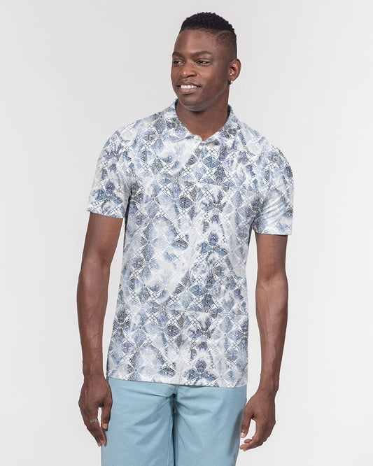Pacific Dreams Men's Slim Fit Short Sleeve Polo