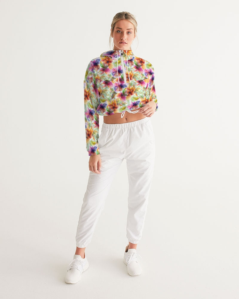 Fleur De Jardin Women's Cropped Windbreaker