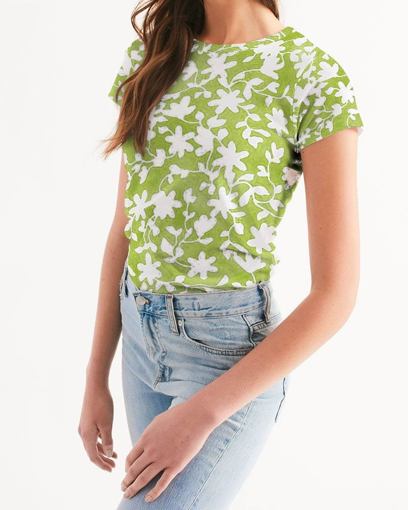 Camo Flower Grass Women's Tee
