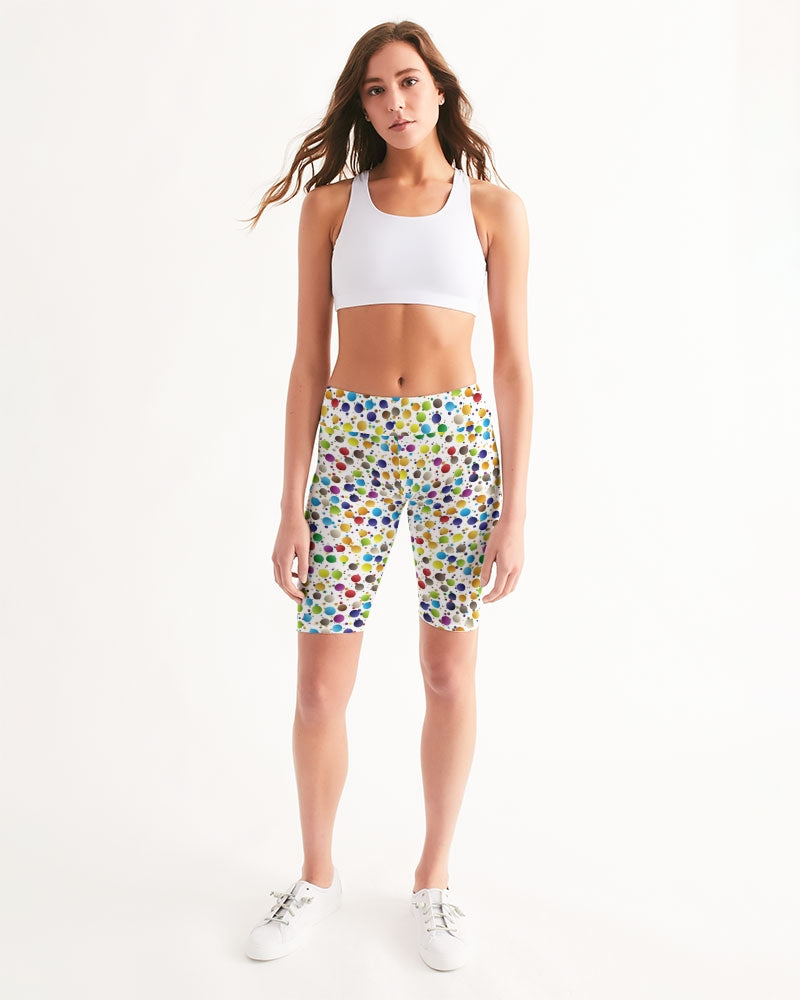 Happiness Women's Mid-Rise Bike Shorts
