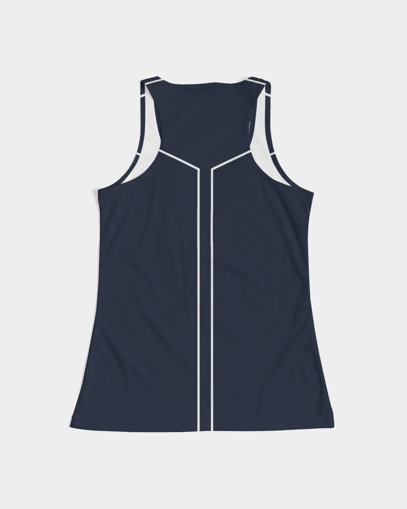 Lucky Lime Navy Geometric Women's Tank