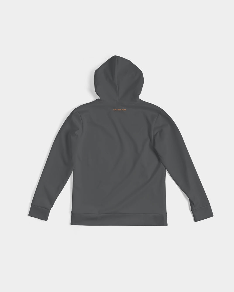 The Split Gray Men's Hoodie | always Get Lucky