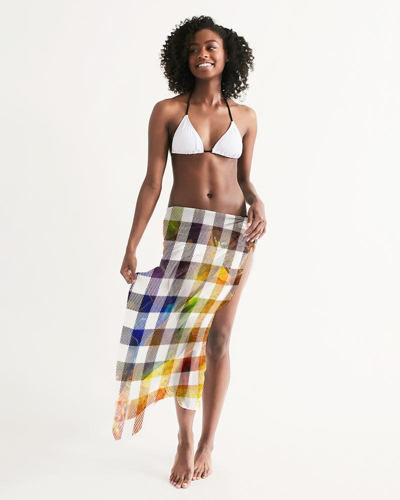 Fantasy Check Swim Cover Up