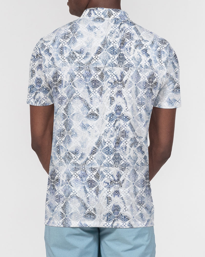 Pacific Dreams Men's Slim Fit Short Sleeve Polo