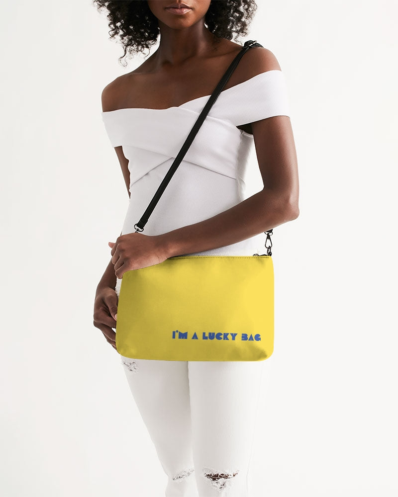 I'm A Lucky Bag Yellow Daily Zip Pouch