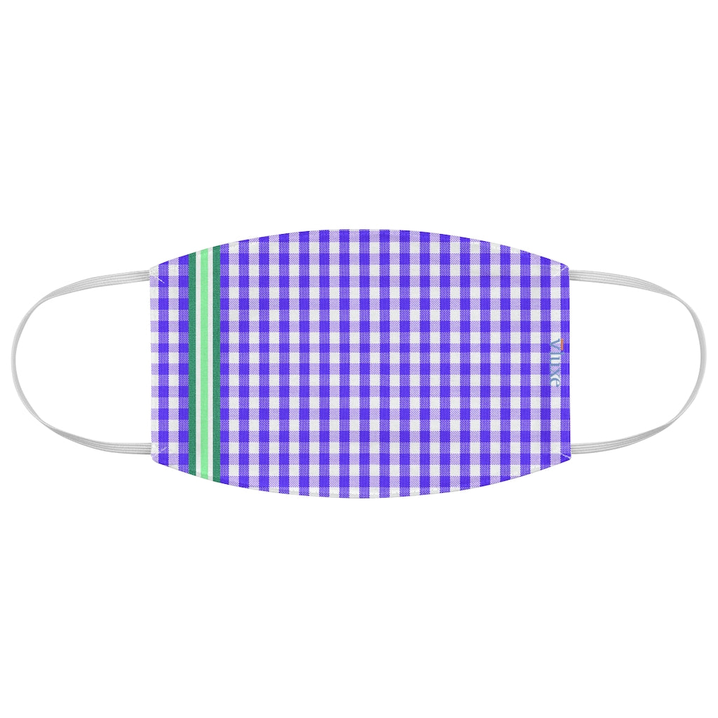Racer Purple Double Layer Fabric Face Mask