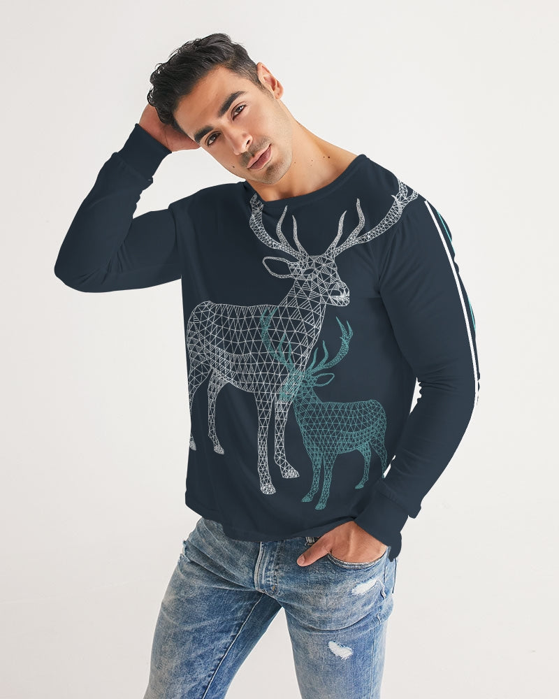 Norway Holiday Navy Men's Long Sleeve Tee