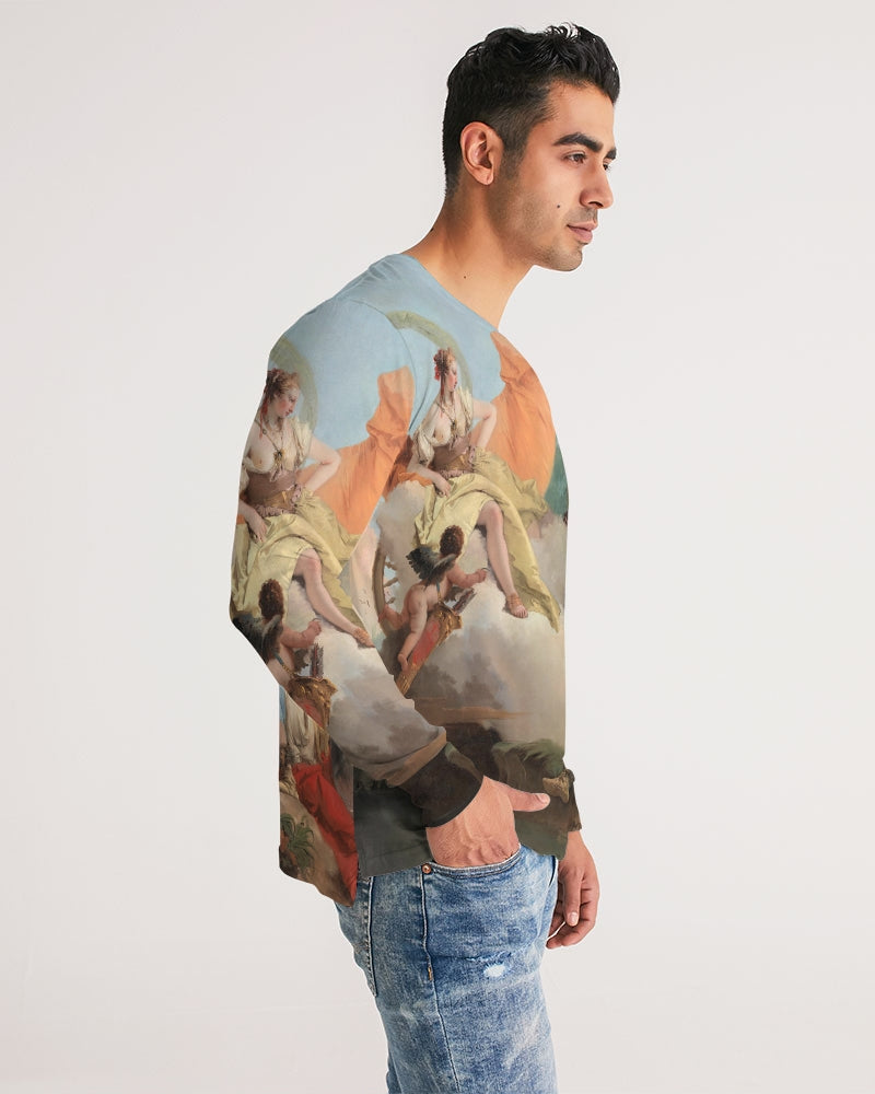 Classic Chilling Men's Long Sleeve Tee | Always Get Lucky