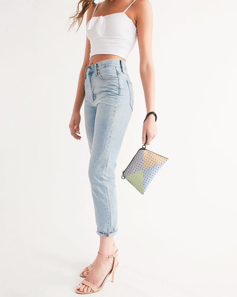 Criss Cross Check Multi Wristlet