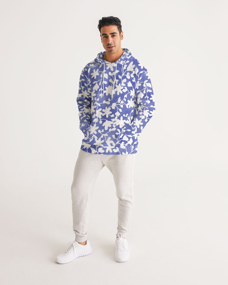 Camo Flower Sky Men's Hoodie