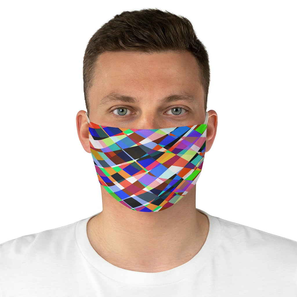 Oslo Orange Double Layer Fabric Face Mask