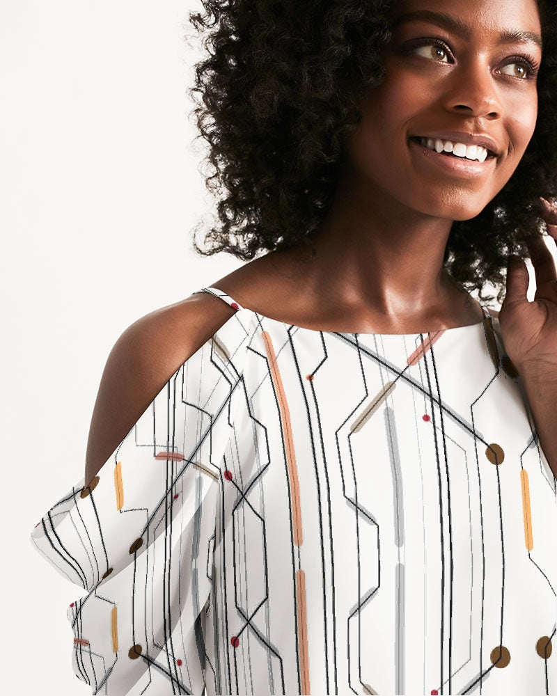 Circuit Women's Open Shoulder A-Line Dress