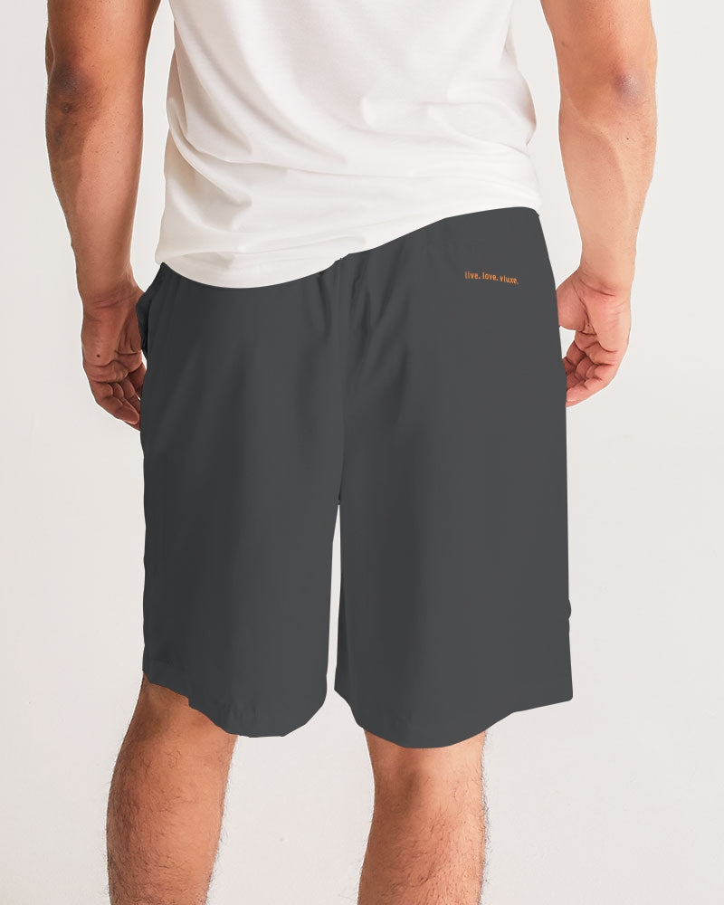 The Split Gray Men's Jogger Shorts