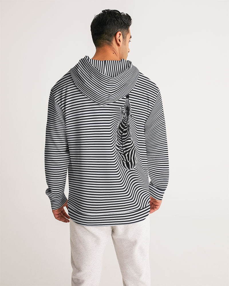 Zebra Men's Hoodie Always Get Lucky