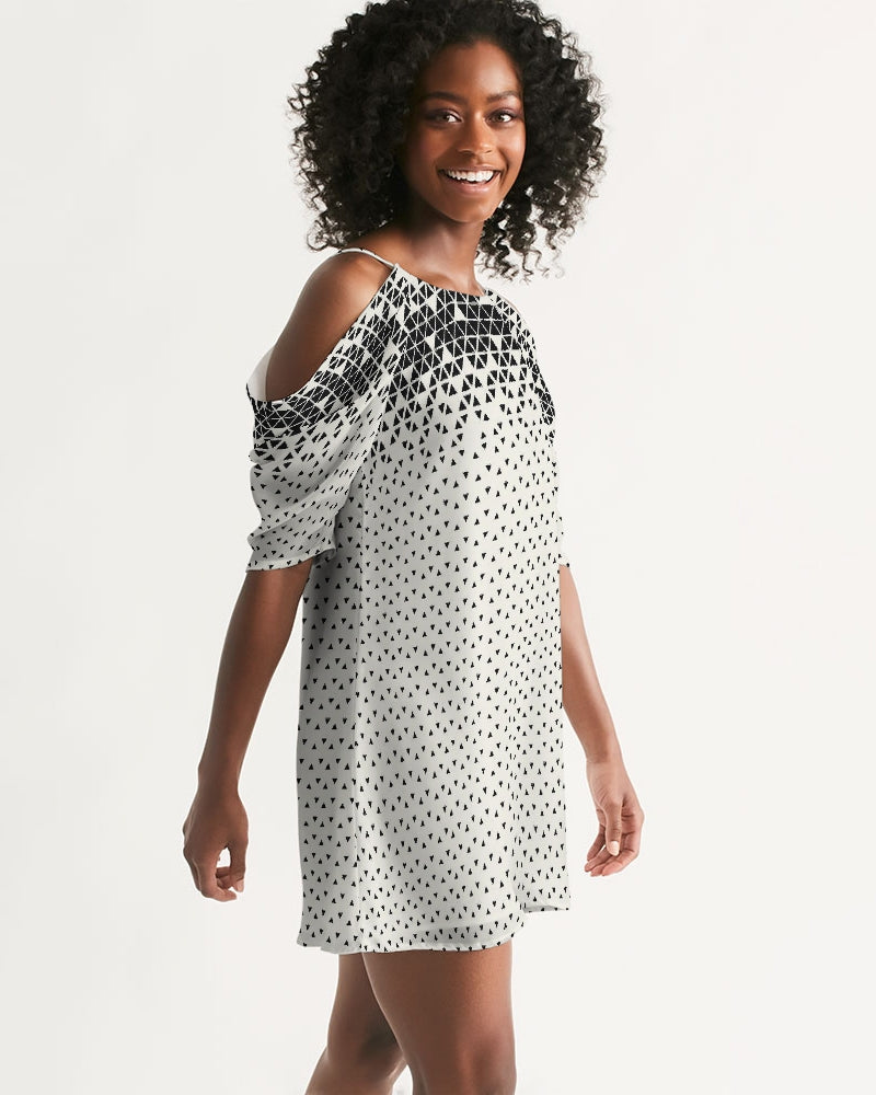 Viterbo Women's Open Shoulder A-Line Dress
