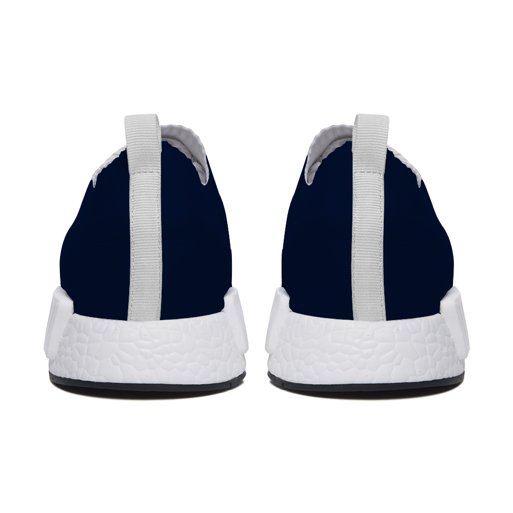 Split Navy Unisex Slip On Walking Shoes Lightweight Sneakers from Vluxe by Lucky Nahum