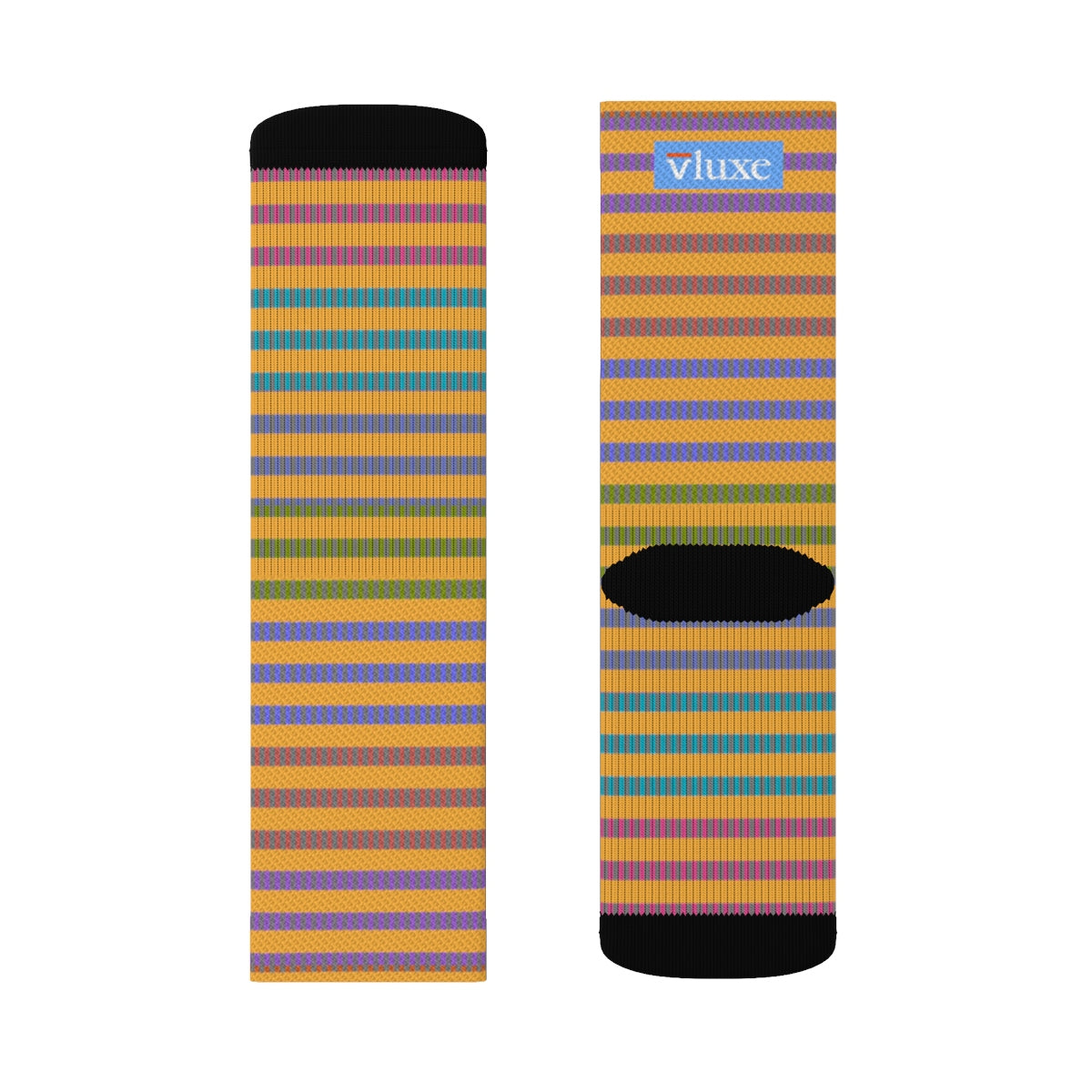 Ring Orange Sublimation Socks
