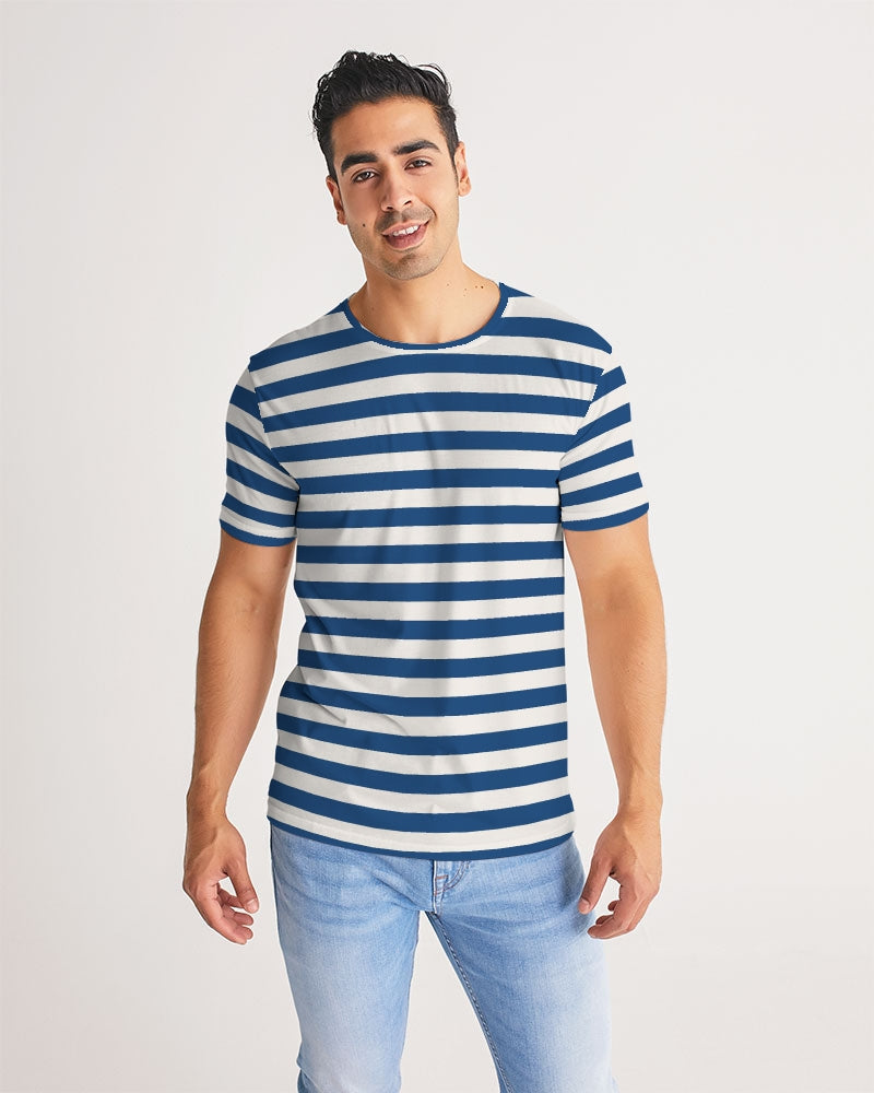 Classic Vluxe Navy Stripe Men's Tee