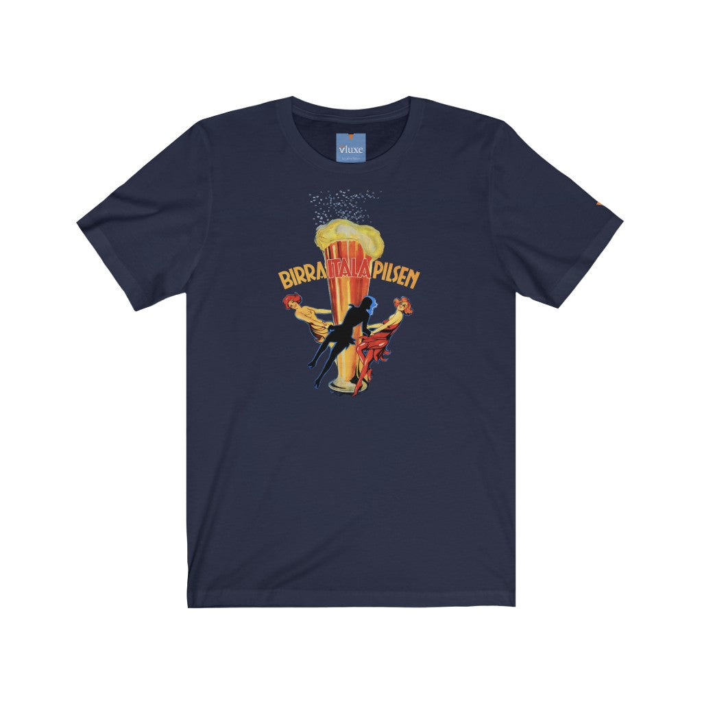 Cold Brew Vluxe by Lucky Nahum Unisex Jersey Short Sleeve Tee
