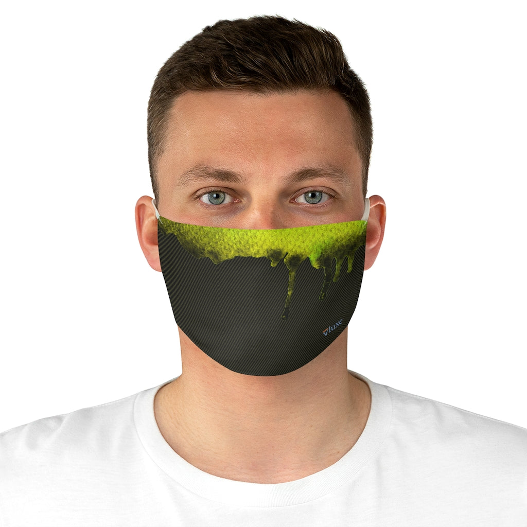 Dripped Moss Double Layer Fabric Face Mask from Vluxe by Lucky Nahum
