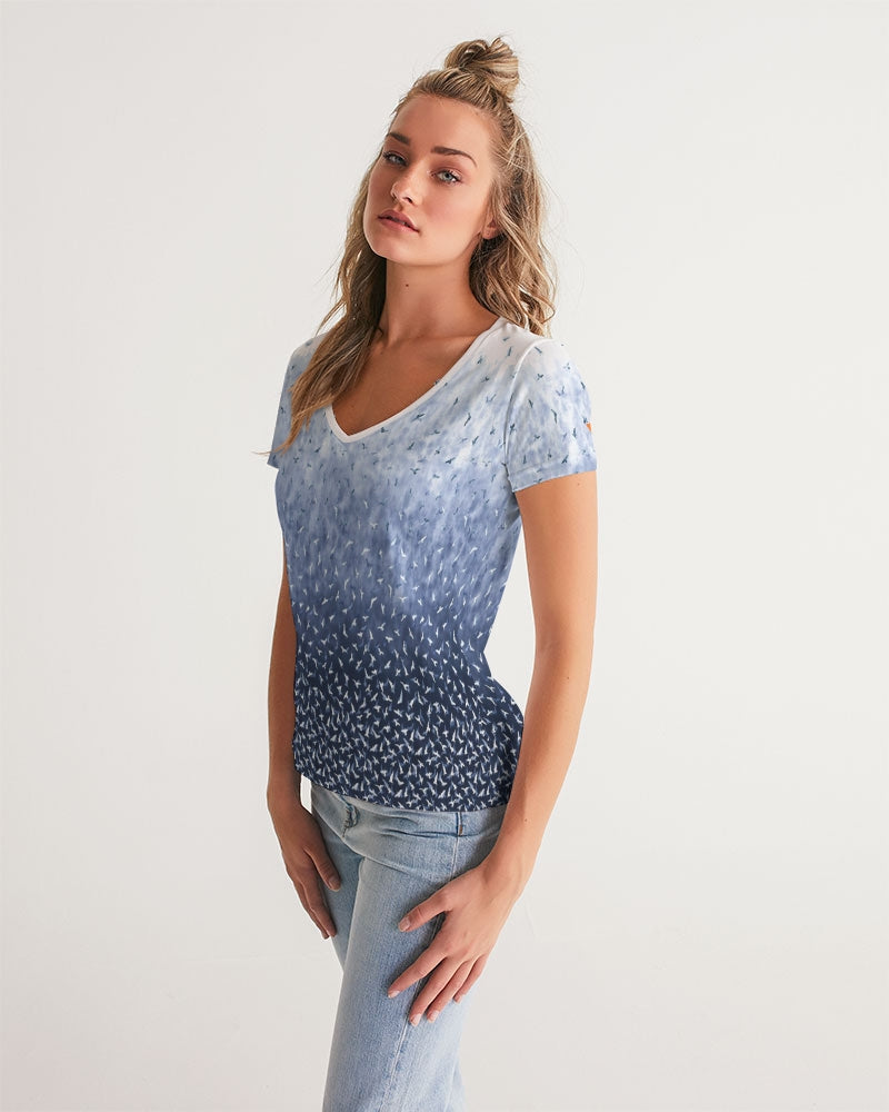 Birds Of A Feather Women's V-Neck Tee