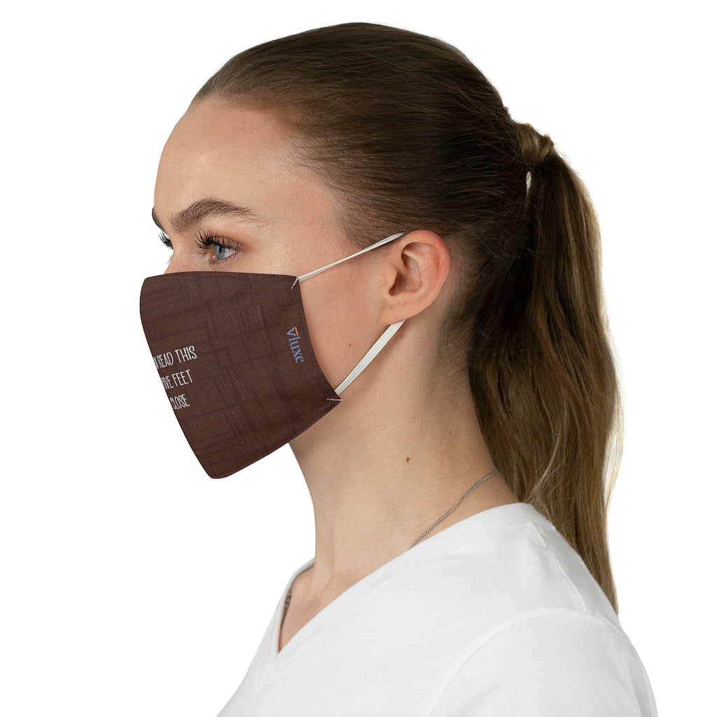 Read Coffee Double Layer Fabric Mask from Vluxe by Lucky Nahum