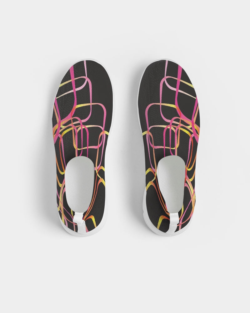 Palm Springs Soft Black Women's Slip-On Flyknit Shoe