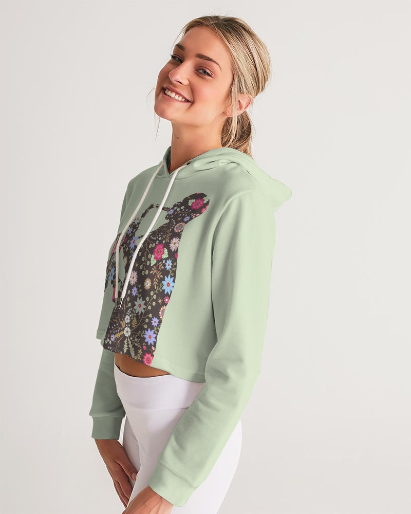 Jazz Man Women's Cropped Hoodie