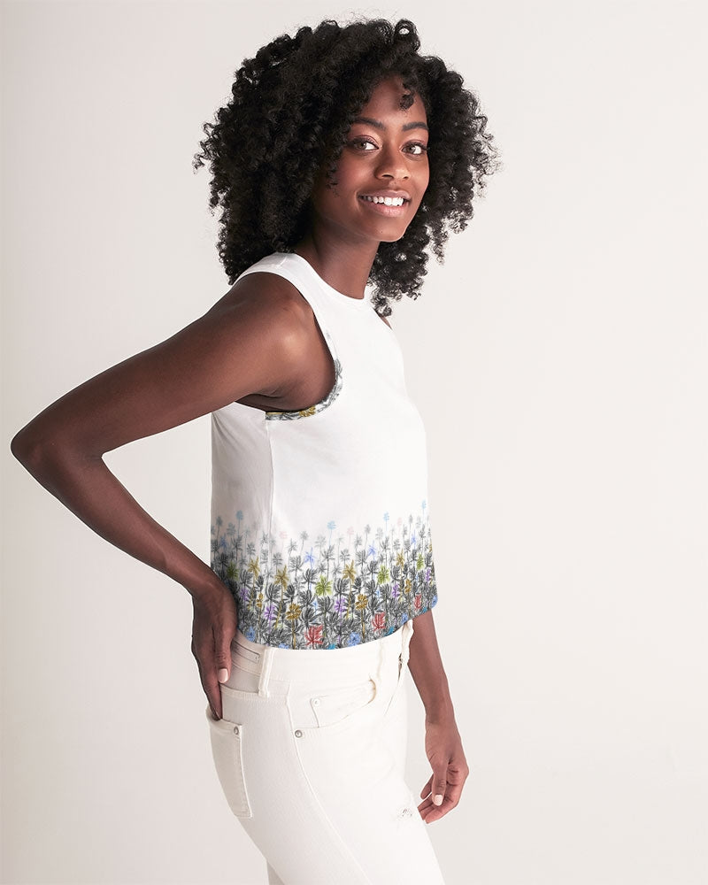 Tropical Winds Women's Cropped Tank