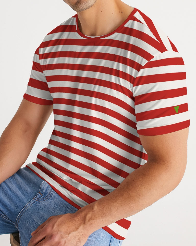 Classic Vluxe Red Stripe Men's Tee