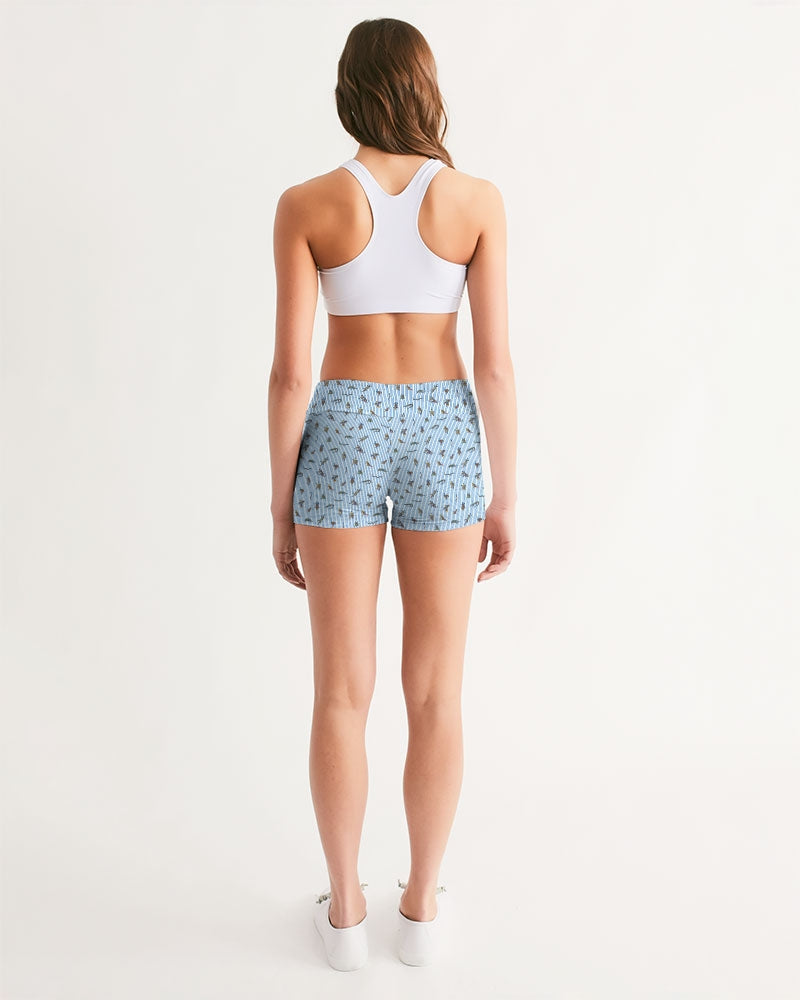 Amazona Women's Mid-Rise Yoga Shorts