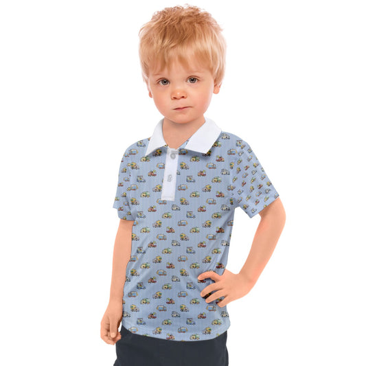 Trucking Kids' Polo Top