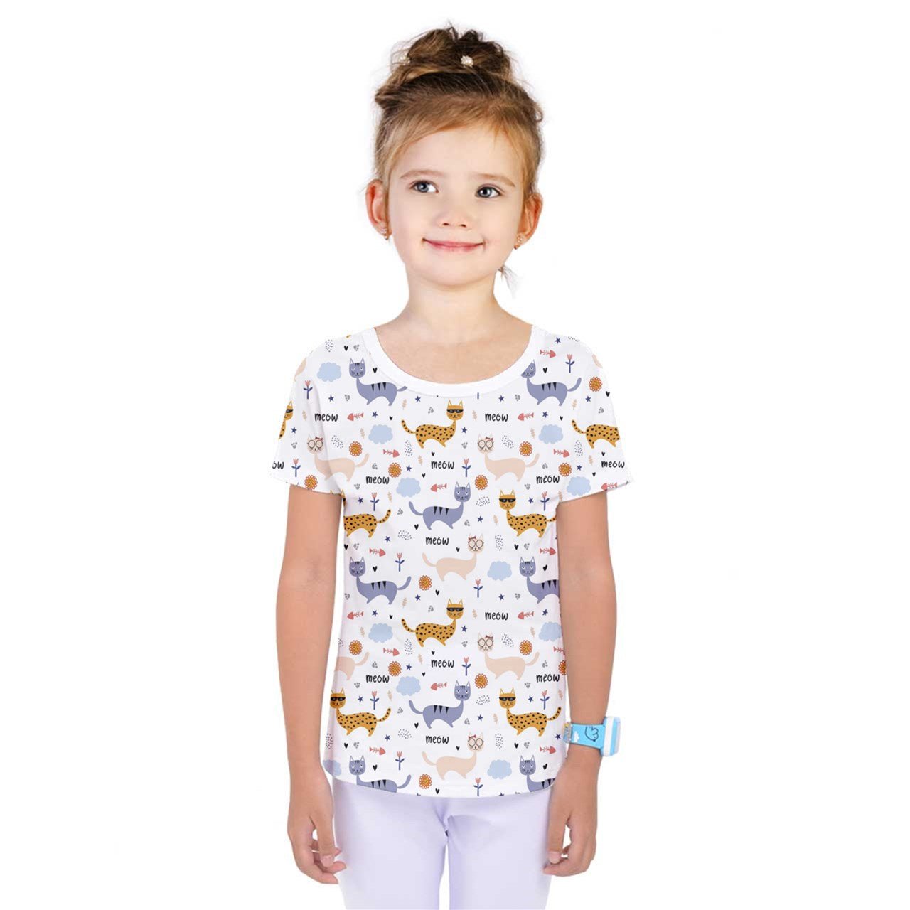 Meow Meow Kids' One Piece Tee