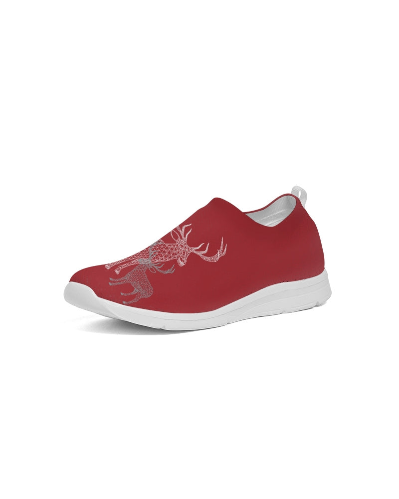 Norway Holiday Red Men's Slip-On Flyknit Shoe