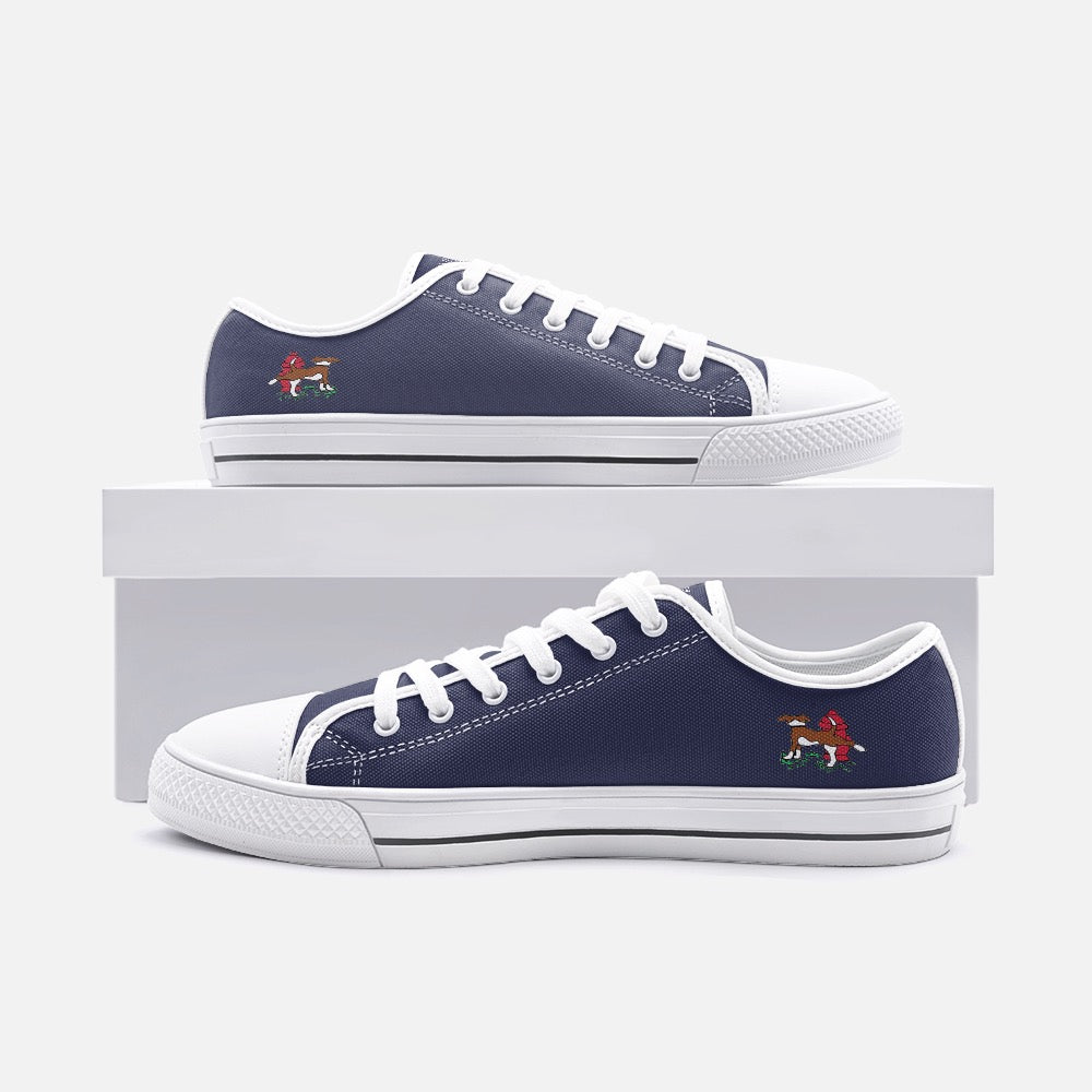 Dog Unisex Low Top Canvas Shoes