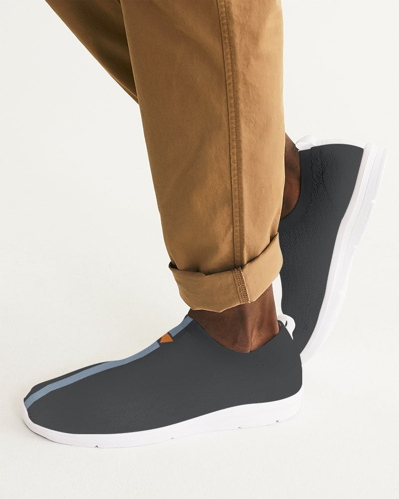 The Split Gray Men's Slip-On Flyknit Shoe