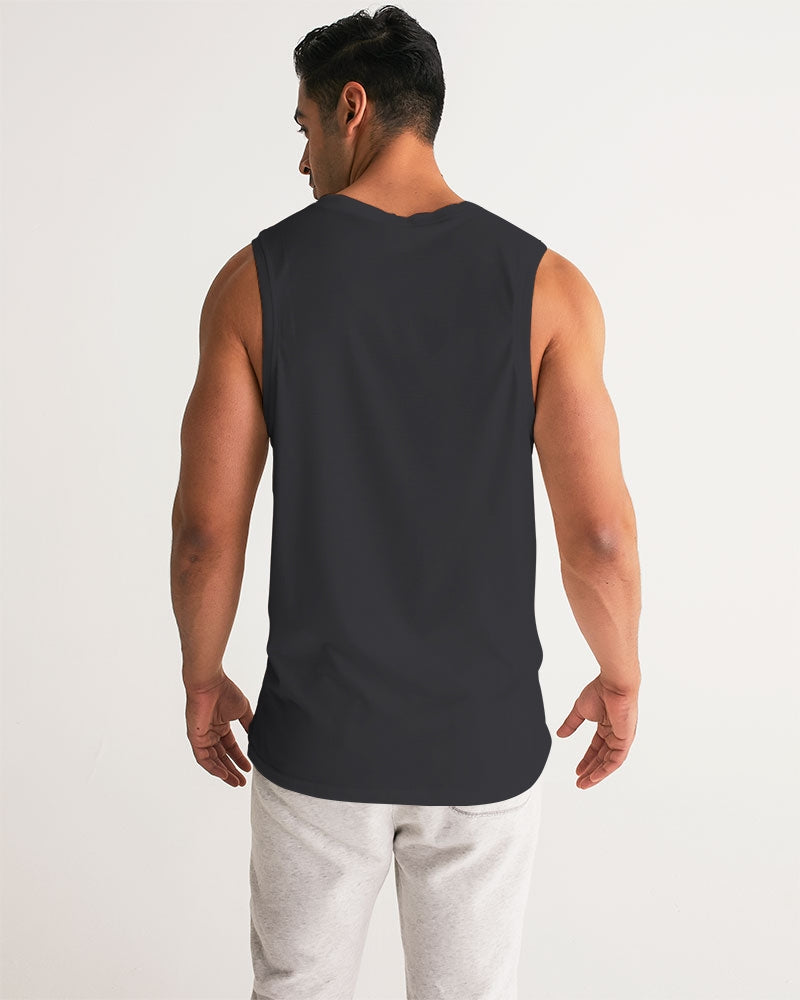Fruit Face Grey Men's Sports Tank